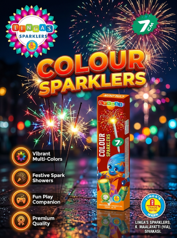 7cm Colour Sparklers