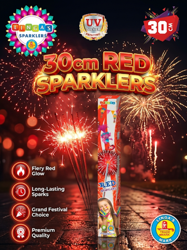 30cm Red Sparklers